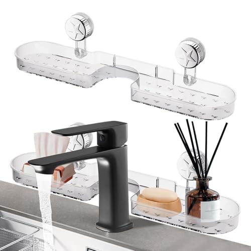 Küchenspüle-Organizer, Saugnapf-Tassenregal für Küche, Stern-Design, Saugspüle, Wasserhahn-Abfluss-Rack, -Teller-Trockenteller ohne Go von Genérico