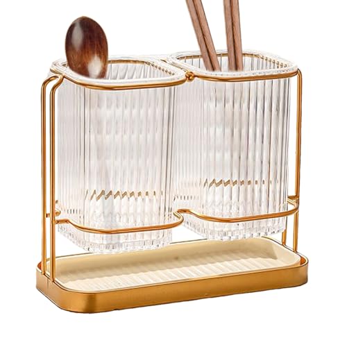 Küchenutensilienhalter - Modern Clear Organizer | Aufbewahrung für Zahnstocher / Löffelabgabeln | Haushaltszubehör für den Spatel | Küchenwerkzeuge Gab von Genérico