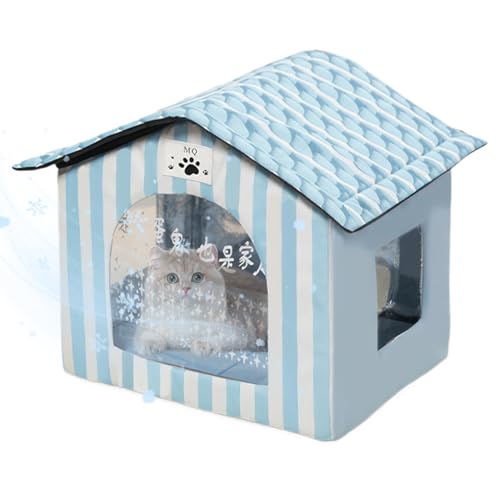 Kühlende Katzenhütte – isoliertes Bett für den Außenbereich mit Eisbeutel | Sommerunterstand für Hof, Terrasse, Balkon, Garten, Wohnzimmer im Freien Kühlende Katzenhütte – isoliertes Bett für den Außenbereich mit Eisbeutel | Sommerunterstand für Hof, Terrasse, Balkon, Garten, Wohnzimmer im Freien von Genérico