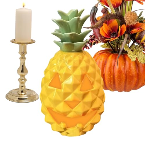 Kürbis-Nachtlicht, beleuchtetes Kürbislicht, Ananas-Dekoration, helles Licht, Halloween-Pumpkin, Dekoration für Schlafzimmer, Wohnzimmer, Tisch, Terrasse, von Genérico