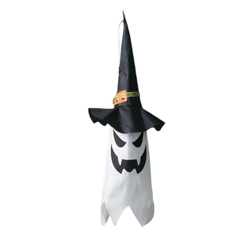 LED-Taschenlampen für Halloween, Hexenhut, Dekoration, LED-Taschenlampe, Geisterdekoration, hängende Lampe für den Außenbereich, Halloween-Hängelampe, Zaubererhut, Partylicht von Genérico