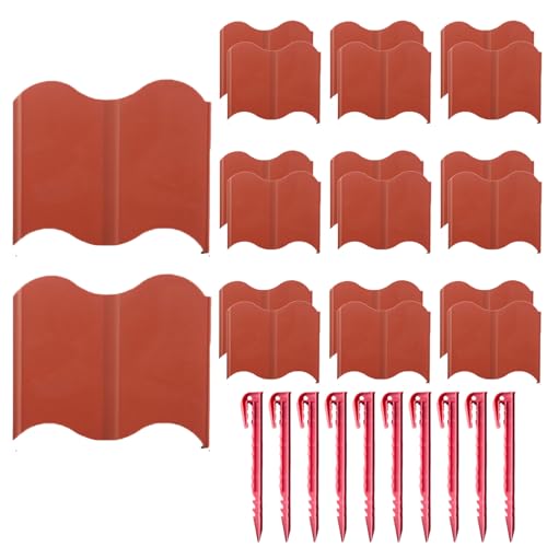 Landschaftsrand, Blumenbeete, dekorative Grenzzaun-Paneele für den Garten, Dekoration des Zaunpanels, Kantenschutz, Blumenbeet für Pa von Genérico