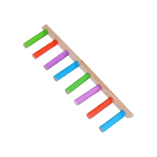 Leiter für Vogelkäfig, Treppe aus Holz, multifunktionales Werkzeug zum Krallenschärfen, Zubehör für Haustiere, Unterhaltung, Reduzierung von Federn und tägliche Übungen Leiter für Vogelkäfig, Treppe aus Holz, multifunktionales Werkzeug zum Krallenschärfen, Zubehör für Haustiere, Unterhaltung, Reduzierung von Federn und tägliche Übungen von Genérico