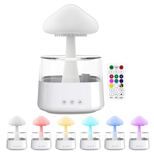 Luftbefeuchter für Regenwolken: Einstellbarer Nebeldiffusor mit Formdesign und Fernbedienung, tragbare Aromatherapie für Schlafzimmer, Wohnzimmer, Büro, Spa-Camping, Verwendung Luftbefeuchter für Regenwolken: Einstellbarer Nebeldiffusor mit Formdesign und Fernbedienung, tragbare Aromatherapie für Schlafzimmer, Wohnzimmer, Büro, Spa-Camping, Verwendung von Genérico