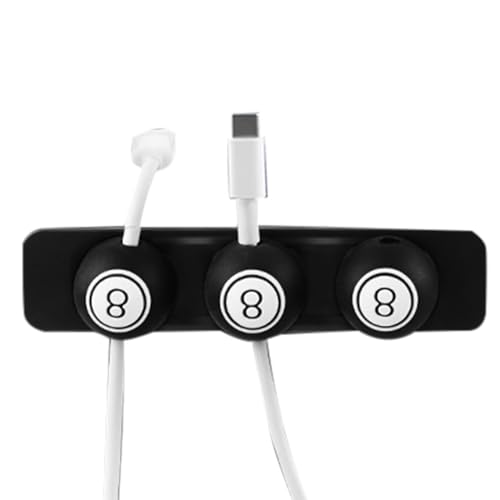 Magnetische Kabelclips – Kabel-Organizer | Schreibtisch-Kabelmanagement-Zubehör mit 3 Löchern, multifunktional, abnehmbar, für den Arbeitsplatz zu Hause D Magnetische Kabelclips – Kabel-Organizer | Schreibtisch-Kabelmanagement-Zubehör mit 3 Löchern, multifunktional, abnehmbar, für den Arbeitsplatz zu Hause D von Genérico