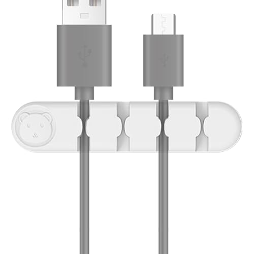 Magnetische Kabelclips: Halterung für Kabel-Organizer, selbstklebend, USB-Ladekabelhalter, Kabelmanagement-Halterung für Schreibtisch, Kabelmanagement-Clip, Ca-Torwart von Genérico