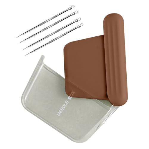 Magnetische Nadelaufbewahrungsbox | Organizer für Nähnadeln und Stoffgewebe | Aufbewahrungsbox für Bastelnadeln, Schulabdeckung von Genérico