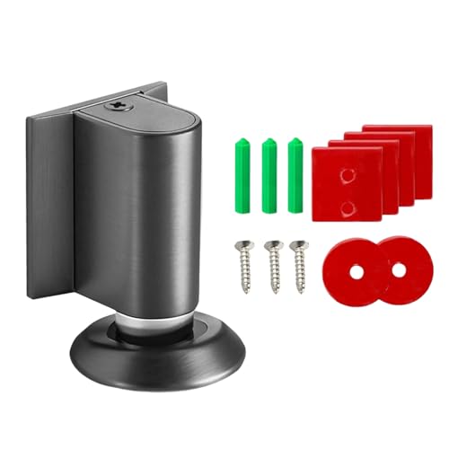 Magnetischer Türstopper | Bodenstopper für Türen | robust ohne Bohren höhenverstellbar Rostschutz für Wände Garage Haus Werkstatt Balkon von Genérico