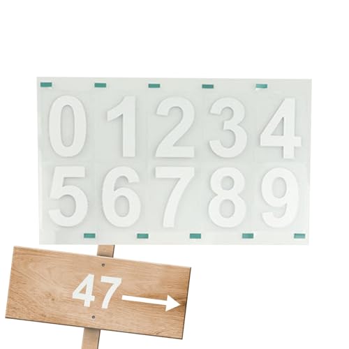 Mailbox Number Decal, Reflective Mailbox Numbers, Reflective Trash Cans Decal, Reflective Adhesive Numbers, Waterproof Fade-resistant Outside Mailbox Decal for Address Number Mailbox Number Decal, Reflective Mailbox Numbers, Reflective Trash Cans Decal, Reflective Adhesive Numbers, Waterproof Fade-resistant Outside Mailbox Decal for Address Number von Genérico