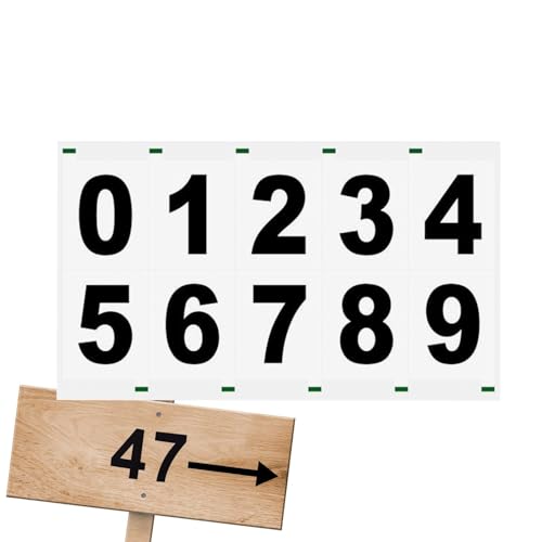Mailbox Number Decal, Reflective Mailbox Numbers, Reflective Trash Cans Decal, Reflective Adhesive Numbers, Waterproof Fade-resistant Outside Mailbox Decal for Address Number Mailbox Number Decal, Reflective Mailbox Numbers, Reflective Trash Cans Decal, Reflective Adhesive Numbers, Waterproof Fade-resistant Outside Mailbox Decal for Address Number von Genérico