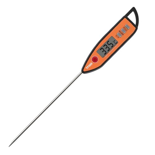 Meat Thermometer - Food Temperature Probe | Instant Read Food Digital Probe | Cooking Thermometer für Küche BBQ Wasser Milk Grill Thermograph zum Kochen und Grillen, großes LED-Display Meat Thermometer - Food Temperature Probe | Instant Read Food Digital Probe | Cooking Thermometer für Küche BBQ Wasser Milk Grill Thermograph zum Kochen und Grillen, großes LED-Display von Genérico