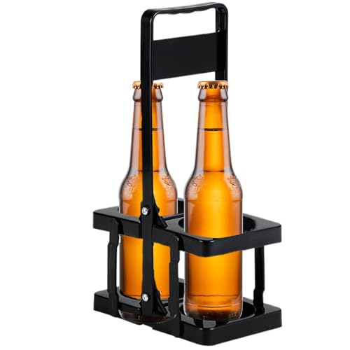 Milk Bottle Holder - Bierflaschenhalter | Plasstic Drink Carrier | Flaschen-Aufbewahrungsbehälter für Getränke | Organizer für 2 Flaschen für Bierflaschen für Camping Picknick BBQ Trip Bar Handheld von Genérico