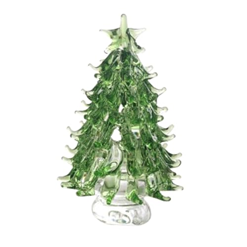 Mini-Weihnachtsbaum, Weihnachtsbaumfigur mit farbigem Glas und Schreibtischdekoration für Tisch, Wohnzimmer, Schlafzimmer, Zuhause Mini-Weihnachtsbaum, Weihnachtsbaumfigur mit farbigem Glas und Schreibtischdekoration für Tisch, Wohnzimmer, Schlafzimmer, Zuhause von Genérico