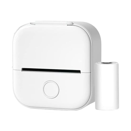 Mobiler Thermodrucker ohne Tinte - Thermischer Fotodrucker ohne Bluetoth | Thermodrucker, tragbarer Etikettendrucker, Telefondrucker zum Lernen, Notizen im Studio von Genérico