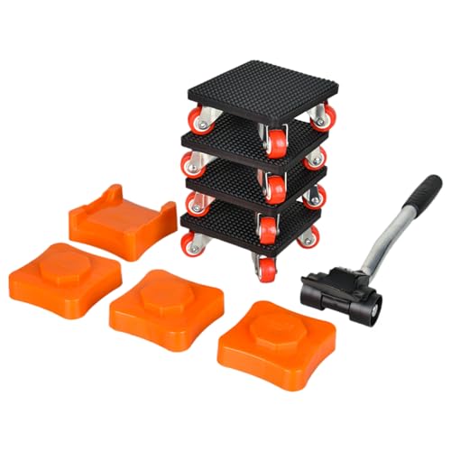 Motormöbel mit Rollen, Möbelheber, 360 ° drehbar, mit 4 Rollen, rutschfeste Hardware für Haushaltsgeräte, Stuhl-Schreibtisch Motormöbel mit Rollen, Möbelheber, 360 ° drehbar, mit 4 Rollen, rutschfeste Hardware für Haushaltsgeräte, Stuhl-Schreibtisch von Genérico