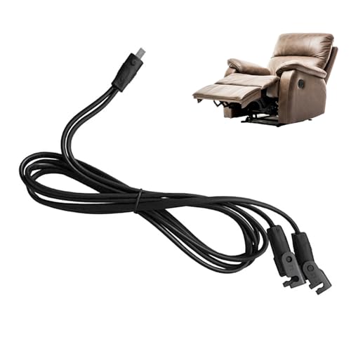 Neigbares Stromkabel: Doppel-Sofa-Adaptergurt, robuste Möbelverlängerung | Ersatzteilkabel für Wohnzimmerstühle, Mehrfachkegel Neigbares Stromkabel: Doppel-Sofa-Adaptergurt, robuste Möbelverlängerung | Ersatzteilkabel für Wohnzimmerstühle, Mehrfachkegel von Genérico