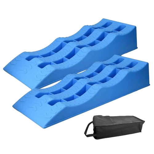 -Nivellierrampen – 2 robuste Holds | Multifunktions-Niveaus für Wohnmobile, -Nivellierkeile, 2 Stück Unterlegkeile für Wohnmobile, AC-Grundstücke -Nivellierrampen – 2 robuste Holds | Multifunktions-Niveaus für Wohnmobile, -Nivellierkeile, 2 Stück Unterlegkeile für Wohnmobile, AC-Grundstücke von Genérico