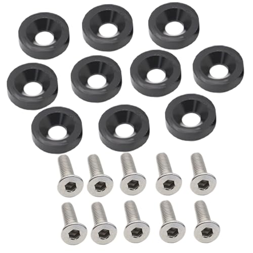 Nummernschildschrauben, Nummernschild-Montage-Hardware - Unterlegscheibe M6 für Fahrzeug- und Motorradmodifikation Nummernschildschrauben, Nummernschild-Montage-Hardware - Unterlegscheibe M6 für Fahrzeug- und Motorradmodifikation von Genérico