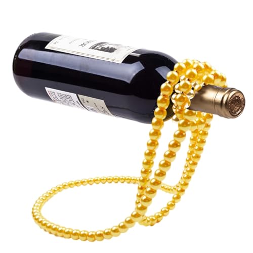 Perlenketten Weinhalter: Eleganter Weinflaschenhalter, eleganter Weinhalter aus Perlen, dekoriert | Aufhängung des luxuriösen Perlen-Akzentständers, dekoratives Weinregal Perlenketten Weinhalter: Eleganter Weinflaschenhalter, eleganter Weinhalter aus Perlen, dekoriert | Aufhängung des luxuriösen Perlen-Akzentständers, dekoratives Weinregal von Genérico
