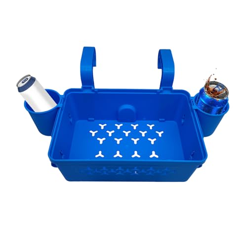 Pool-Organizer – Aufbewahrungskorb neben dem Pool | Poolspielzeug zum Organisieren | Spielzeugtablett mit Becherhalter | leichtes Hängetablett für Pools, C Pool-Organizer – Aufbewahrungskorb neben dem Pool | Poolspielzeug zum Organisieren | Spielzeugtablett mit Becherhalter | leichtes Hängetablett für Pools, C von Genérico