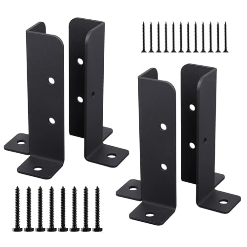 Post Anchorr - Fence Post Repair | Postkartenhalter für den Zaun, Postkartenhalter | Postkartenhalter | Postkartenhalter aus Holz Post Basis für Postfence, Halterung von Genérico
