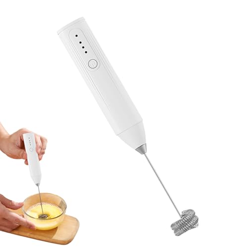 Rather Rother Kaffee-Mixer mit wiederaufladbarer Funktion, kabelloses Werkzeug für den Einsatz in der Küche, mit Geschwindigkeitsstufen, ideal für Lattes, Cappuccinos, Tees und cremige Getränke von Genérico