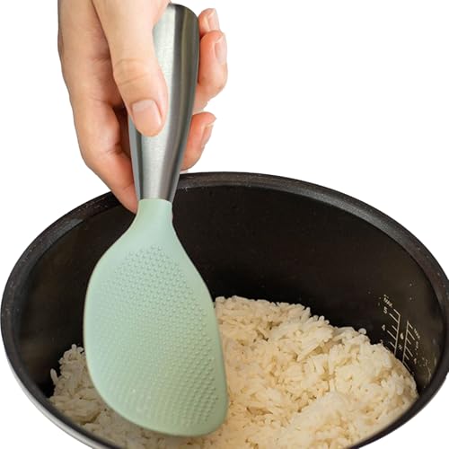 Rice Paddle, Reisschaufel, Antihaft-Silikon, hitzebeständige Küchenutensilien, multifunktionales Kochgeschirr für Suppe, Nudelportion Rice Paddle, Reisschaufel, Antihaft-Silikon, hitzebeständige Küchenutensilien, multifunktionales Kochgeschirr für Suppe, Nudelportion von Genérico