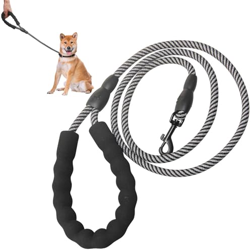 Robuste Hundeleine, Durment Nylon Pet Lead, 1,5 m lang mit Schnalle aus Legierung und gepolstertem Schaumstoffgriff, bequem für kleine mittelgroße Hunde Robuste Hundeleine, Durment Nylon Pet Lead, 1,5 m lang mit Schnalle aus Legierung und gepolstertem Schaumstoffgriff, bequem für kleine mittelgroße Hunde von Genérico