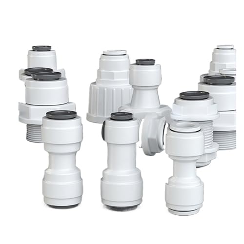 Rohrleitungen für Umkehrosmose-Wasserrohre, 1/4-Zoll-Schlauch, Verbindungsstück mit 3/8-Zoll-Außengewinde, Wasserfilter, Umkehrosmose-Teile (2) von Genérico