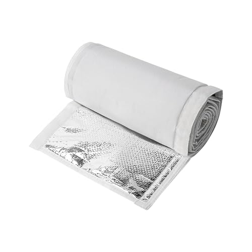 Rohrmanschette – Isolierung des Kanals | Isolierschlauch für Klimaanlagen im Freien | Rohrhülse 182,9 x 25,9 cm | 3-lagiger wasserdichter Schutzschlauch von Genérico