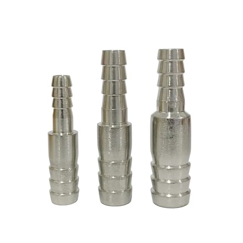 Rohrverschraubung, Reduzierstück, 2-Wege-Edelstahl 304, gerade, Schlauchzapfen, Außendurchmesser: 6 mm, 8 mm, 10 mm, 12 mm, 14 mm, 16 mm, 20-60 mm (110 x 50 mm) von Genérico