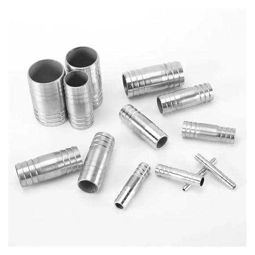 Rohrverschraubung aus Edelstahl 304, 6/8/10/12/14/16/18/20/22/24/28/34/38/41 mm, zum Anschluss von Wasser-, Gas- und Ölrohren (16 mm) von Genérico