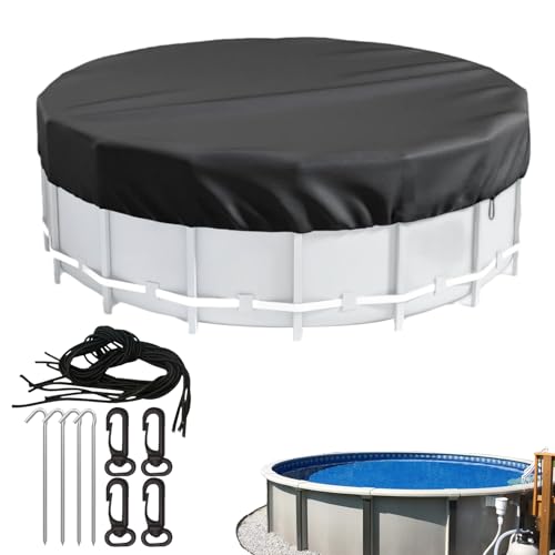 Runde Poolabdeckung – Aufblasbarer Ring über Pools auf dem Boden | Solarplane für Schwimmbereiche | Tränenresistent, robust, Sommerschutz, wasserdicht Runde Poolabdeckung – Aufblasbarer Ring über Pools auf dem Boden | Solarplane für Schwimmbereiche | Tränenresistent, robust, Sommerschutz, wasserdicht von Genérico