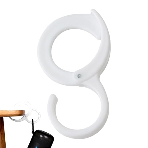 S-Haken mit Schnalle, S-Haken, Wandhaken für Mantel, praktischer Handtuchhalter, Wandhaken, Kleiderhaken, kein Bohren, einfache Installation zur Aufbewahrung von Zubehör von Genérico