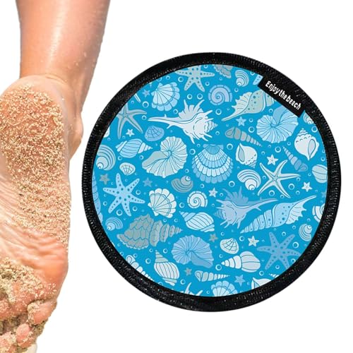 Sand Remover - Sand Off Mitt | Portable Clean Waterproof Soft Reusable Surf Feet Removal Accessories Beach Powder Cleaner Pouch for Skin Camping Essennttials von Genérico