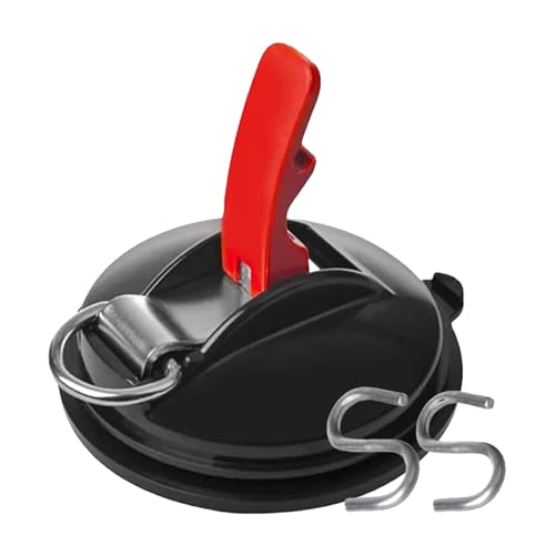 Saugnäpfe mit großer Kapazität | Robuste Vakuum-Saugnäpfe – Haken mit starker Haftung ohne Bohren für Badezimmer, Küche, Reisen, Camping von Genérico