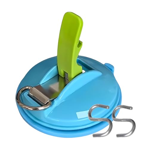 Saugnäpfe mit großer Kapazität | Robuste Vakuum-Saugnäpfe – Haken mit starker Haftung ohne Bohren für Badezimmer, Küche, Reisen, Camping Saugnäpfe mit großer Kapazität | Robuste Vakuum-Saugnäpfe – Haken mit starker Haftung ohne Bohren für Badezimmer, Küche, Reisen, Camping von Genérico