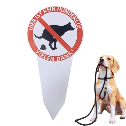 Schilder für Hundekot, doppelseitiges Schild für Hundekot, stabile Stangen mit lustiger Warnung für Haustiere und Nachbarn, Dekoration für Rasen und Garten Schilder für Hundekot, doppelseitiges Schild für Hundekot, stabile Stangen mit lustiger Warnung für Haustiere und Nachbarn, Dekoration für Rasen und Garten von Genérico