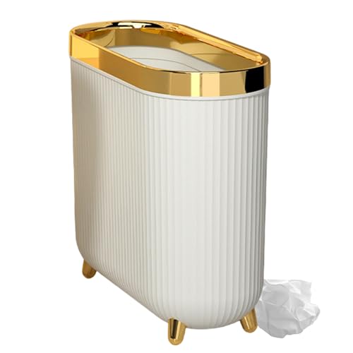 Schlanker WC-Mülleimer für Badezimmer, Papierbehälter für Badezimmer, kompaktes Design für das Badezimmer Schlanker WC-Mülleimer für Badezimmer, Papierbehälter für Badezimmer, kompaktes Design für das Badezimmer von Genérico