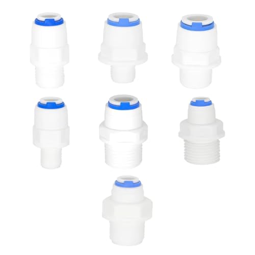 Schnellverbinder für Wasserfilter von 1/4 Zoll bis 3/8 Zoll (1/2 Zoll auf 3/4 Zoll) (3l8Tube-3l8Thread) von Genérico