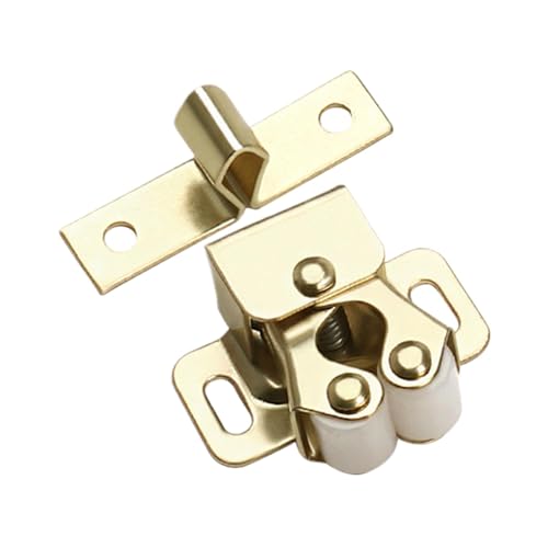 Schranktürriegel, Möbelriegel, Doppelrollen-Verriegelung, Metall-Türriegel für Schublade, Saugtürschnalle für Schranktür für Küche Schranktürriegel, Möbelriegel, Doppelrollen-Verriegelung, Metall-Türriegel für Schublade, Saugtürschnalle für Schranktür für Küche von Genérico