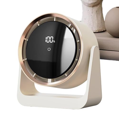 Schreibtischventilator, leiser USB-Ventilator, wiederaufladbar, leistungsstarker persönlicher Luftqualitätsverstärker, wandmontierter Schlafzimmerventilator, Nachtlichter für von Genérico