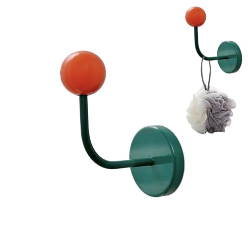 Schwere magnetische Haken – starke Magnete mit Haken | bunte Kugeltasche und Fellhaken | Aufbewahrungslösung für starke Magnethaken für Ordnung von Genérico