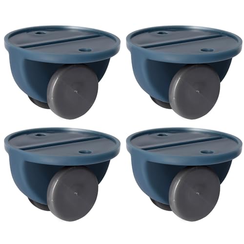 Selbstklebende Rollen | Kleine selbstklebende Rollen | Mini Kleberollen | Mini-Rollen | 4er Set | Nicht drehbare Rollen für Aufbewahrungsbox, Mülltonne, mobiler Karton von Genérico