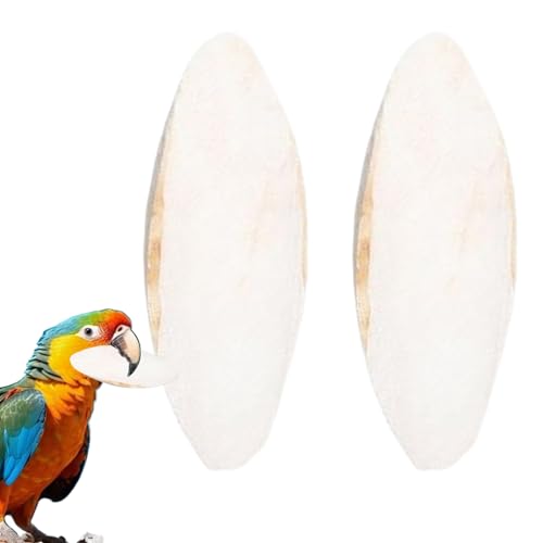 Sepia-Knochen | 2 Stück Sepia-Knochen für Vögel, Schleifstein für Wellensittiche, 15-20 cm für Haustiere, Reptilien, , Aquarien, Kanarienvögel, Kakadus von Genérico