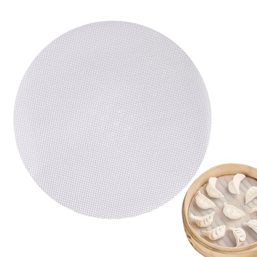 Silikon-Dampfliner, Dampfkorbbeschichtung – Liner für Dampfkorb, Backzubehör, Frittiertopfmatten, wiederverwendbares Dim Netz für, Dim-Sum Silikon-Dampfliner, Dampfkorbbeschichtung – Liner für Dampfkorb, Backzubehör, Frittiertopfmatten, wiederverwendbares Dim Netz für, Dim-Sum von Genérico