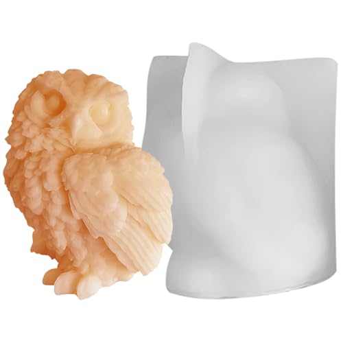 Silikon-Eulenkerzenform: Multifunktionale Bastelform, flexibles Silikongießen, kreatives Bastelzubehör für Kerzen, essbare Schokoladenformen, Eiswürfelschale, Silikon-Eulenkerzenform: Multifunktionale Bastelform, flexibles Silikongießen, kreatives Bastelzubehör für Kerzen, essbare Schokoladenformen, Eiswürfelschale, von Genérico