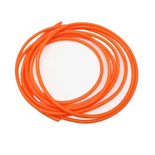 Silikon-Gummischlauch, orange und rot, 4 x 6 mm, 5 x 7 mm und 6 x 8 mm, flexibel (5 Meter ID 5 mm x 7 mm OD) von Genérico