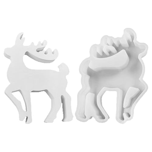 Silikonform - Hirschform | Seifengießform | Candy Making Supplies zum Herstellen von Kerzen, Seife, Scented Candles, Home Decor | Christmas Deer Silicone Mold | Christmas Deer Plaster Casting Mould Silikonform - Hirschform | Seifengießform | Candy Making Supplies zum Herstellen von Kerzen, Seife, Scented Candles, Home Decor | Christmas Deer Silicone Mold | Christmas Deer Plaster Casting Mould von Genérico