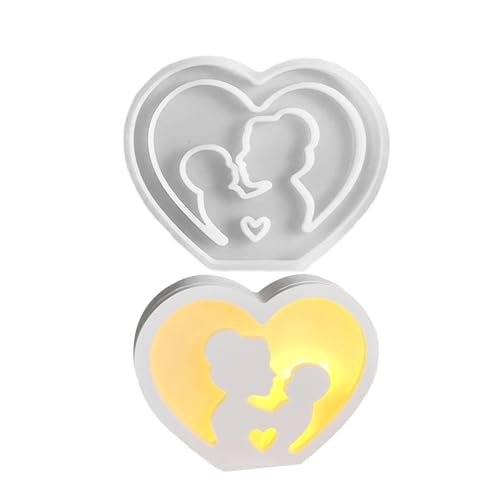 Silikonformen für Fondant – Silikonform für Fondant – Formen zum Muttertag | Herzform für Frauen, Freunde, Zuhause, Silikonformen für Fondant – Silikonform für Fondant – Formen zum Muttertag | Herzform für Frauen, Freunde, Zuhause, von Genérico